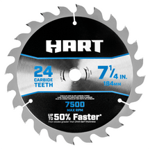 7-1/4" 24 Tooth Circular Saw Blade