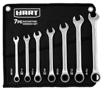 7 PC SAE Ratcheting Wrench Set