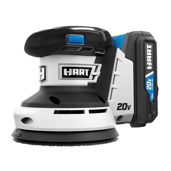 20V 5" Cordless Orbital Sander Kit